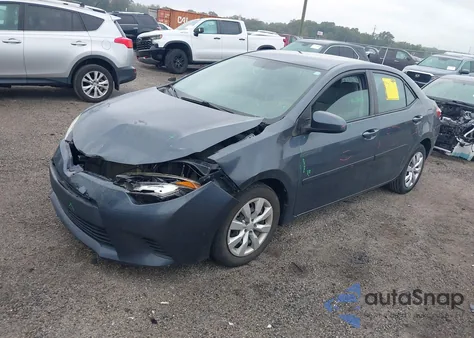 2014 Toyota Corolla Le from USA, damaged, VIN 2T1BURHE4EC184339